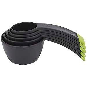 T-fal �C���W�j�I ���W���[�J�b�v �Z�b�g �u���b�N T-fal Ingenio Measuring Cup Set, Black