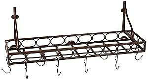 ÂI_̖{I|bgbNA36.25x9x12AuY Old Dutch International Old Dutch Bookshelf Pot Rack, 36.25x9x12, Bronze
