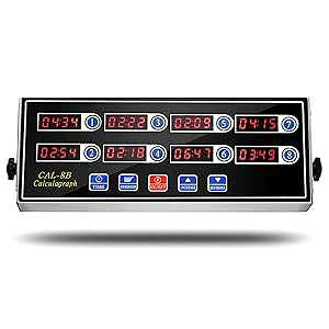 BIZOEPRO Kitchen Timer 8 Channel Digital Timer Loud Alarm Cooking Timer Clock Commercial Reminder Restaurant Calculagraph Timer