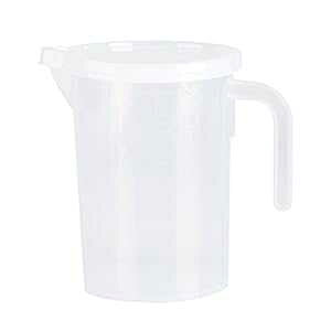 Fdit Plastic Measuring Cups Clear Cup Measurement Tool with Lid Kitchen Cooking Baking Accessaries(500ML)