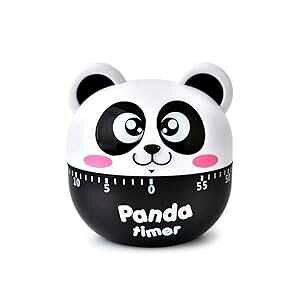 ~jTCY p_@B^C}[ 60 @BLb`NbLO^C}[v剹ʃA[JE^[蓮^C}[Lb`pi (ubN) Golandstar Mini Size Cartoon Panda Machinery Timer 60 Minu