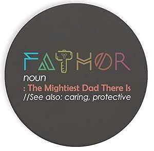 Z~bN Xg[ R[X^[ R[X^[ 4 Zbg - Fathor Father Thor  ` ̓ Hat Shark Ceramic Stone Coaster Coasters Set of Four - Fathor Father Thor Noun Definition Father's Day
