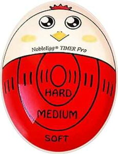 NobleEgg Egg Timer Pro Soft Hard Boiled Egg Timer That Changes Color When Done No BPA, Certified