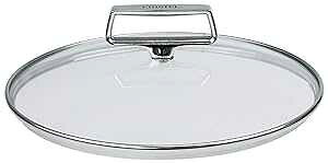 Cristel Castel'Pro Domed Glass Lids With Fixed Stainless Handle (10)
