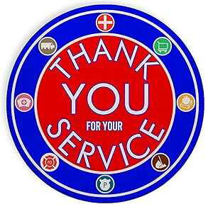 Z~bN Xg[ R[X^[ R[X^[ 4 Zbg - d肪Ƃ܂  ӂ̋C Hat Shark Ceramic Stone Coaster Coasters Set of Four - Thank You for Your Service Public Servant Workers Appr