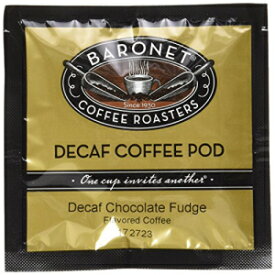 Baronet コーヒー デカフェ チョコレート ファッジ コーヒー ポッド、54 個 Baronet Coffee Decaf Chocolate Fudge Coffee Pods, 54 Count