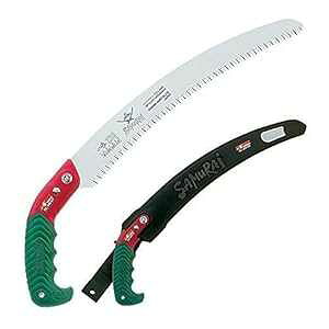 TCC`o 13C` tș苘 (GC-330-LH) Artist Unknown Samurai Ichiban 13" Curved Pruning Saw with Scabbard (GC-330-LH)