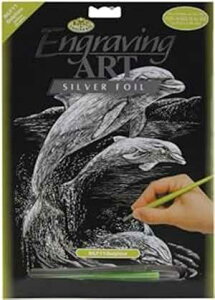 ロイヤルおよびラングニッケル銀彫刻アート、イルカ Royal & Langnickel Royal and Langnickel Silver Engraving Art, Dolphins