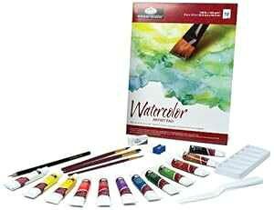 Royal & Langnickel Essentials 21 ピース水彩画ボックスセット Royal & Langnickel Essentials 21 Piece Watercolor ting Box Set