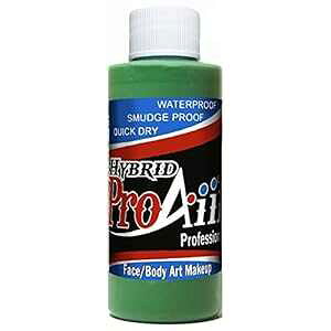 ShowOffs Body Art ProAiir Face and Body Painting Makeup - 2oz (60ml) Olive Green