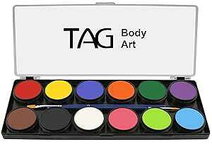 TAG Body Art TAG Face & Body Paint - Regular Palette 12 x 10g