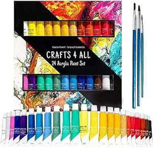 Crafts 4 I[ANyCgZbg lƎqp - LoXA؍ށAZ~bNp 12mL yCg 24 pbN A[guV 3 {t - ŐNtgyCgZbg - ̎qƒj̎qp