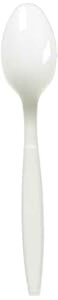 RePurpose Compostables MXv[A24 CT ĝĐHAzCg Repurpose Compostables High Heat Spoons, 24 CT Disposable Tableware, White