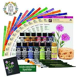 FolkArt  Xg[N hi f[x[ ̉ bc yCg Lbg FolkArt One Stroke Donna Dewberry F of the Month Let's t Kit