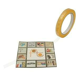 J.V. Converting JVCC Cellophane Sealing Tape [Biodegradable] (Cello-1): 1/2 in. x 72 yds. (Clear)