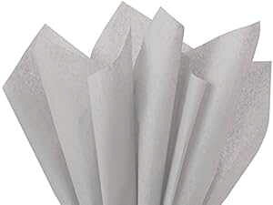 O[̃eBbVy[p[ 15 C` x 20 C` - 100  v~A eBbVy[p[ A1 x[J[pi č Gray Tissue Paper 15 Inches x 20 Inches - 100 Sheets by Premium Tssue Paper A1 bakery supplies Made