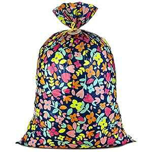 Hallmark 56 C` [W vX`bN Mtg obO (sNƉF̉) aAuC_ V[Axr[ V[A̓Ȃǂ Hallmark 56" Large Plastic Gift Bag (Pink and Yellow F) for Birthdays, 