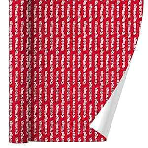 OtBbNȂ NHL fgCg bhEBOX S Mtg [ GRAPHICS & MORE NHL Detroit Red Wings Logo Gift Wrap Wrapping Paper Rolls