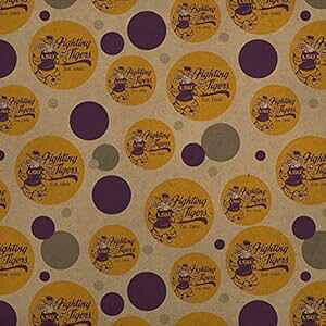 OtBbNȂ }CNEUEt@CeBOE^CK[ LSU v~ANtgMtgbv [ GRAPHICS & MORE Mike the Fighting Tiger LSU Premium Kraft Gift Wrap Wrapping Paper Roll