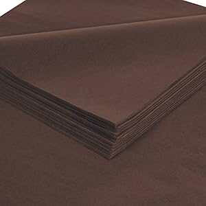 Aviditi Premium Tissue Paper Gift Wrap, 20" x 30", Brown, Bulk Pack (480 Sheets per Case), Perfect for Gift Wrap, Holidays, Birthdays, Crafts, DIY Projects, and Decorations