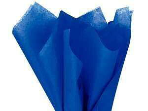 Cu[ Mtgbv ||eBbVy[p[ - 100 15x20C` Flexicore Packaging Royal Blue Gift Wrap Pom Pom Tissue Paper- 100sheets 15x20inches