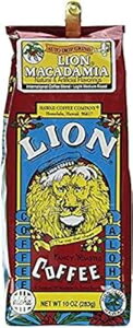CIR[q[}J_~AA҂ACg[XgA10IX obO Lion Coffee Macadamia, Ground, Light Roast, 10 Oz. Bag