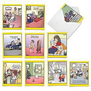 The Best Card Company ? oGeBpbN 10 ̖ʔlߍ킹󔒃I[IP[Wm[gJ[h 4 x 5.12 C` t ? 惆[AjAp (10 fUCAe 1 ) ? Ch for Wh