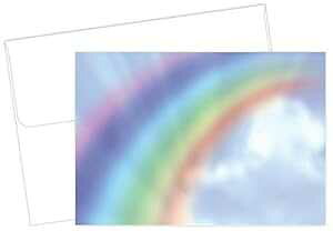 ΂炵_łIC{[ TL[ m[g J[hƕA4.875 C` x 3.375 C`A20  (2017048) Great Papers! Rainbow Thank You Note Card and Envelope, 4.875" x 3.375", 20 count (2017048)