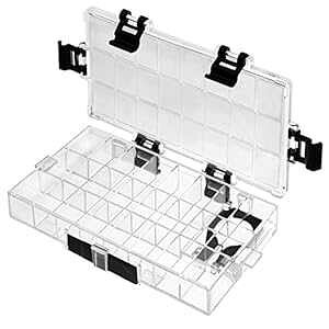 joybest Watercolor Palette Box 24-Well t Palette Box Airtight Leak Proof Travel Palette Case for Watercolors Half Pans, Acrylic, Gouache and Oil t