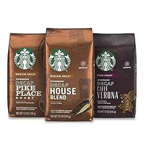 X^[obNX fJtF OEh R[q[ oGeB pbNA12 IX (3 pbN) Starbucks Decaf Ground Coffee Variety Pack, 12 Ounce (Pack of 3)