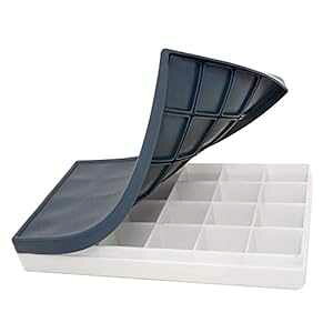 Honbay 24 fB[vEF vX`bN yCg pbg yCg gC \tgWt ʁAKbVAANAG̋p Honbay 24 Deep Wells Plastic t Palette t Tray with Soft Lid for Watercolors, Gouac