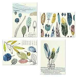 Hallmark uNJ[hlߍ킹ARvg (tJ[h 48 ) Hallmark Blank Cards Assortment, Nature Prints (48 Cards with Envelopes)