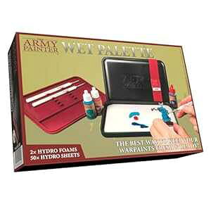 The Army Painter The Army ter Hydropack Bundle Stay Wet Palette for Acrylic ting - Acrylic t Palette, 50 Pcs Wet Palette Paper, and 2 Wet Pallet Sponges