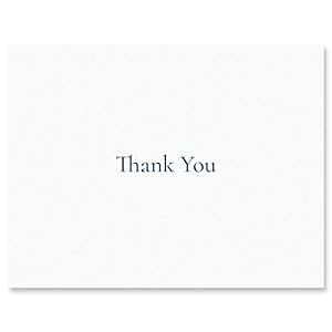 Serif TL[m[gJ[h ? 4 1/8 C` x 5 1/2 C`A 120# XgbNA}b`O (24 Zbg)AFine Stationery  14 & Orange Serif Thank You Note Cards 4 1/8 inches x 5 1/2 inches, Heavyweight 120#