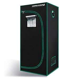 MARS HYDRO Grow Tent 2x2 Lightproof 1680D Canvas Mylar Hydroponic Grow Tents Indoor Plants Growing Grow Room 2'x2' 27"x27"x63" Fits SP 150/TS 600W LED Grow Light