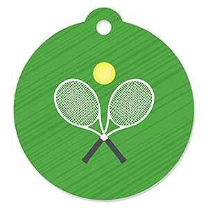 You Got Served - ejX - xr[V[܂̓ejX{[̒ap[eB[̋LOiMtg^O (20Zbg) Big Dot of Happiness You Got Served - Tennis - Baby Shower or Tennis Ball Birthday Party Favor Gift Tags (S