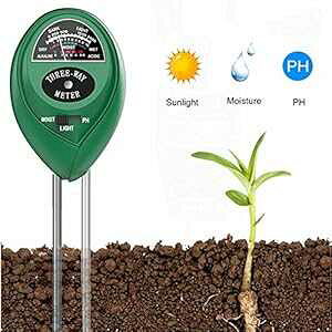 yPH[^[y됅ZT[3-in-1y됅//pHeXgLbg/OAPAp(drsv) Hathdia Soil PH Meter Soil Moisture Sensor 3-in-1 Soil Moisture/Light/pH Test Kit for Indoor/Outdoor Plants Care(No Battery Ne