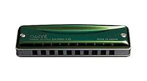 XYL I[u C20 10 _CAgjbN n[jJ - C L[ Other Suzuki Olive C20 10 Hole Diatonic Harmonica - Key of C