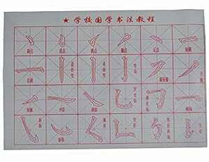 Mozentea 12 PCS Gridded Magic Cloth Water-Writing for Practicing Chinese Calligraphy or Kanji (1)