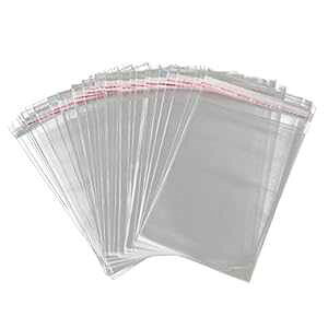 AIRSUNNY AĖ\ȃZnobO - 5-1/2 C` x 7-1/4 C` - 200 pbN - ALhAΌ̕ۊǂɍœK - ƂpɍœK AIRSUNNY Clear, Resealable Cellophane Bags - 5-1/2