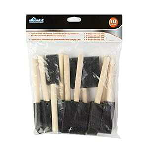 eHomeA2Z tH[ yCg uV 10 pbN yʁAANAXeCAjXAH|iAA[gɍœK (10) eHomeA2Z Foam t Brush 10 Pack Lightweight, Great for Acrylics, Stains, Varnishes, Crafts, Art (10)