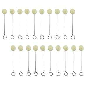 100 pbN E[_Eo[{[uV U[c[ nht DIY NtgvWFNgp Grosun 100 Packs Wool Daubers Ball Brush Leather Dye Tool with Metal Handle for DIY Crafts Projects