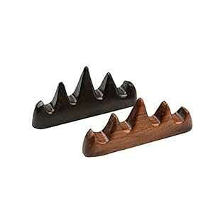 2 MbNAyz_[gBe[WؐuV 4 |[gXgX^hybNc[ dream_light 2PCS Calligraphy Writing Brush Rack, Chinese Calligraphy Pen Holder Retro Vintage Wooden