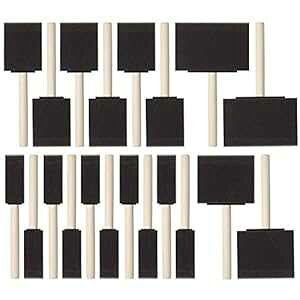 Bates - tH[uVA24{A܂܂ȃtH[uV Bates Choice Bates - Foam Brushes, 24pc, Variety Foam Brushes