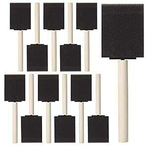 Bates - tH[uVA18{A2C`tH[uV Bates Choice Bates - Foam Brushes, 18pc, 2 inch Foam Brushes