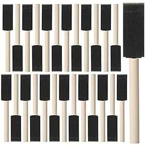 Bates - tH[uVA26{A1C`tH[uV Bates Choice Bates - Foam Brushes, 26pc, 1 inch Foam Brushes