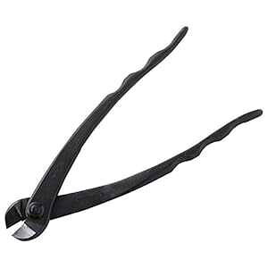 Ԑ a b~̓C[Jb^[ { 7.7C`(195mm)A{̃K[fc[Aۂ[ - ubN Hanafubuki Wazakura Hand Forged Bonsai Tree Wire Cutter Made in Japan 7.7inch(195mm), Japanese Garden Tool, R