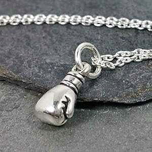 ^Cj[ {NVO O[u `[ lbNX - 925 X^[OVo[A18C` EnCharmed Tiny Boxing Glove Charm Necklace - 925 Sterling Silver, 18"