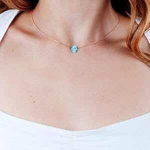 14K S[htBh Ip[ nT `[J[ lbNX - fUCi[̃~j}J[ - : 13.5 C` + 3 C` Tooliks 14k Gold Filled Opal Hamsa Choker Necklace- Designer Handmade Minimal Coll