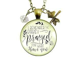 Gutsy Goodness 36 C` OCgt lbNX Remember Days I Prayed Blessed Bird WG[ Gutsy Goodness 36" Grateful Necklace Remember Days I Prayed Blessed Bird Jewelry